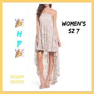 Designer SEQUIN HEARTS Dress NWT B4